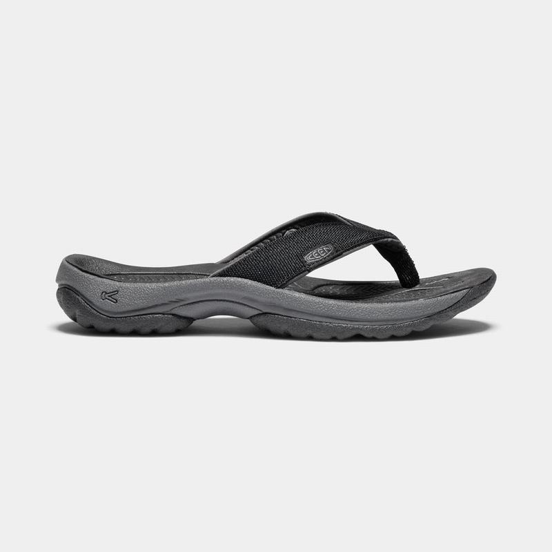 Chanclas Keen Kona Flip II Para Mujer Negros - Sandalias Keen Mexico (196378-RGV)